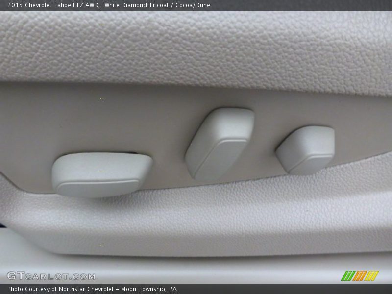 White Diamond Tricoat / Cocoa/Dune 2015 Chevrolet Tahoe LTZ 4WD