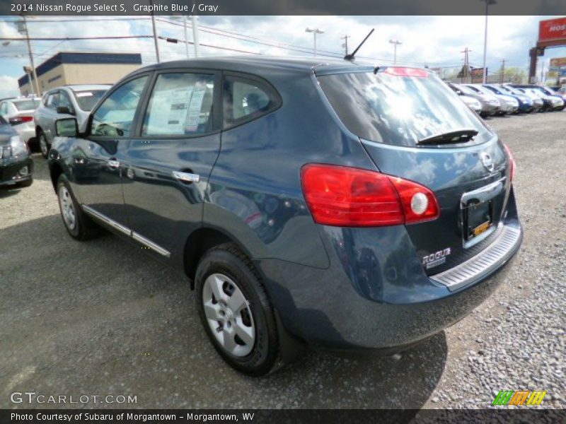 Graphite Blue / Gray 2014 Nissan Rogue Select S