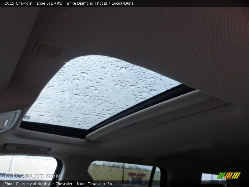 White Diamond Tricoat / Cocoa/Dune 2015 Chevrolet Tahoe LTZ 4WD