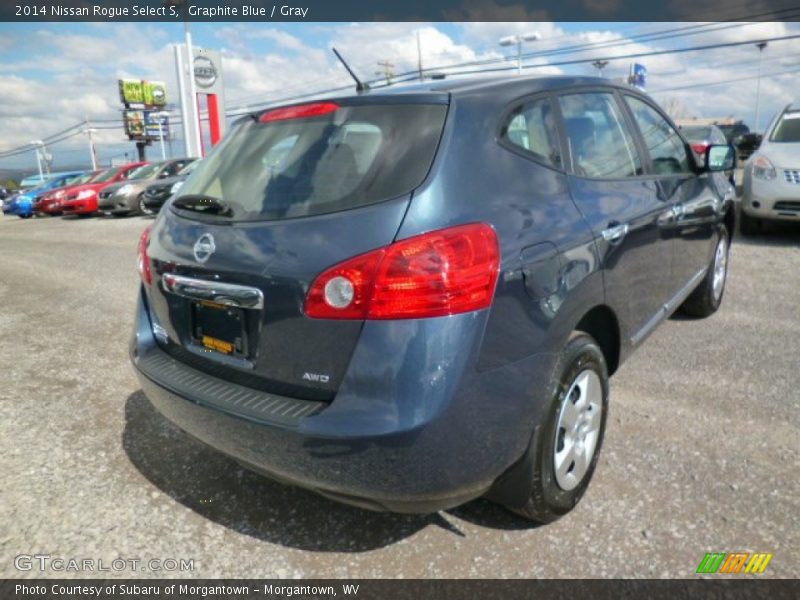 Graphite Blue / Gray 2014 Nissan Rogue Select S