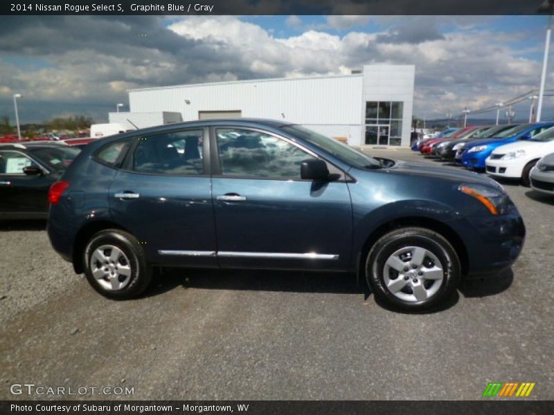 Graphite Blue / Gray 2014 Nissan Rogue Select S