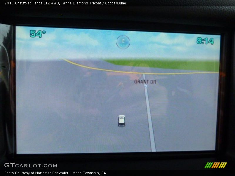 White Diamond Tricoat / Cocoa/Dune 2015 Chevrolet Tahoe LTZ 4WD