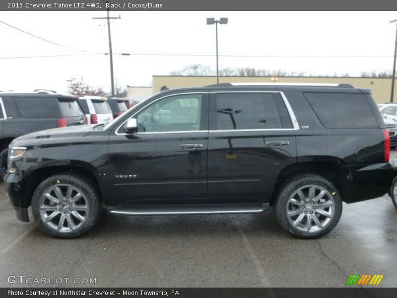 Black / Cocoa/Dune 2015 Chevrolet Tahoe LTZ 4WD