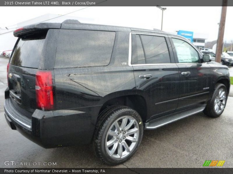 Black / Cocoa/Dune 2015 Chevrolet Tahoe LTZ 4WD