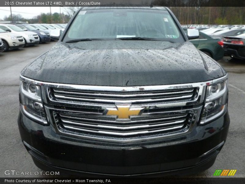 Black / Cocoa/Dune 2015 Chevrolet Tahoe LTZ 4WD