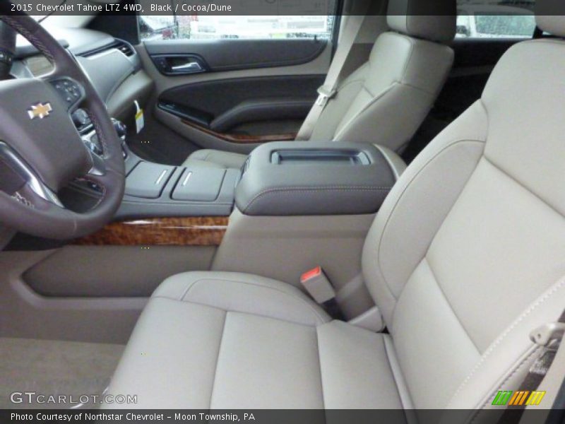Black / Cocoa/Dune 2015 Chevrolet Tahoe LTZ 4WD