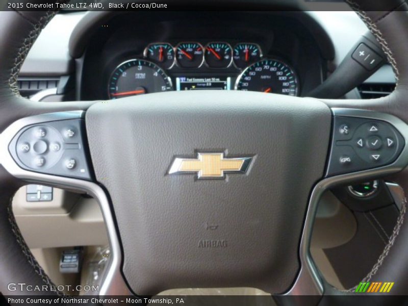 Black / Cocoa/Dune 2015 Chevrolet Tahoe LTZ 4WD