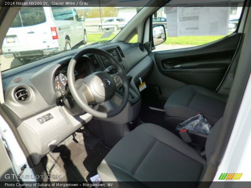 Glacier White / Gray 2014 Nissan NV200 SV