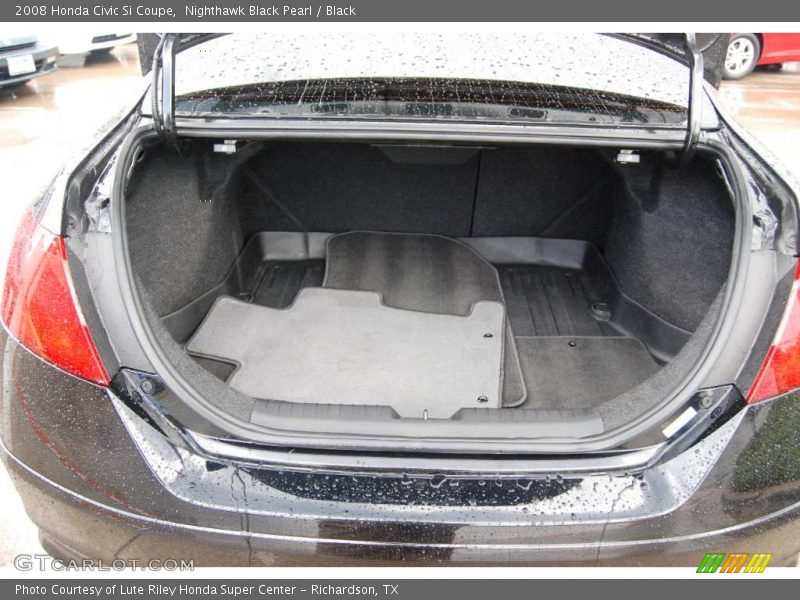Nighthawk Black Pearl / Black 2008 Honda Civic Si Coupe