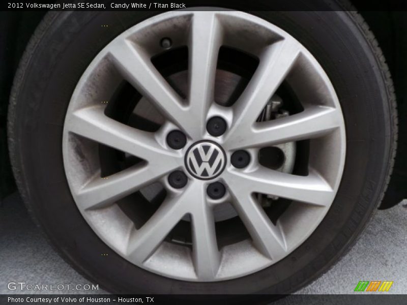 Candy White / Titan Black 2012 Volkswagen Jetta SE Sedan