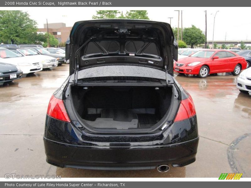Nighthawk Black Pearl / Black 2008 Honda Civic Si Coupe