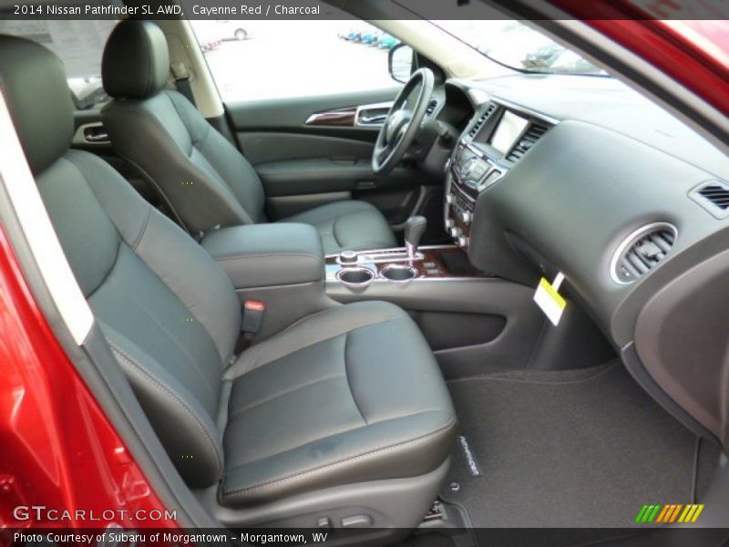 Cayenne Red / Charcoal 2014 Nissan Pathfinder SL AWD