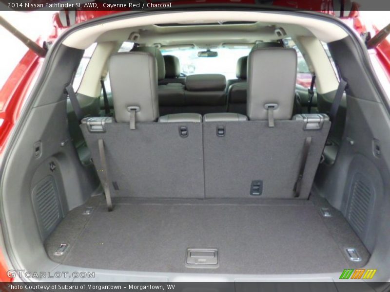 Cayenne Red / Charcoal 2014 Nissan Pathfinder SL AWD