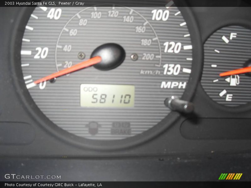Pewter / Gray 2003 Hyundai Santa Fe GLS