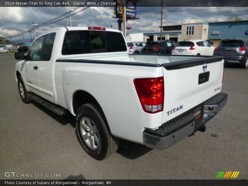 Glacier White / Charcoal 2014 Nissan Titan SV King Cab 4x4