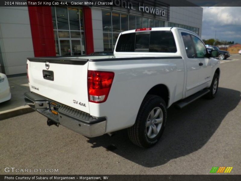 Glacier White / Charcoal 2014 Nissan Titan SV King Cab 4x4