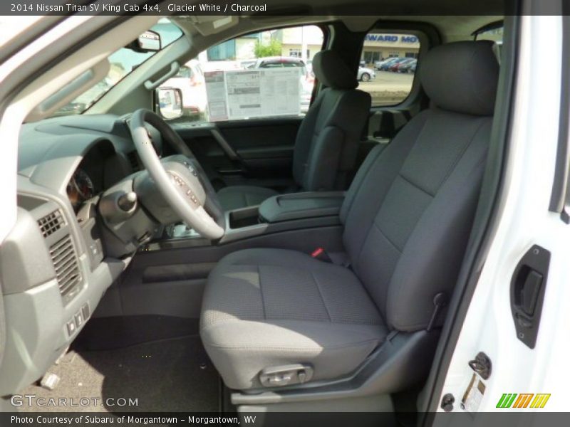 Glacier White / Charcoal 2014 Nissan Titan SV King Cab 4x4