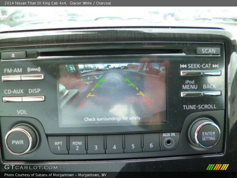 Glacier White / Charcoal 2014 Nissan Titan SV King Cab 4x4