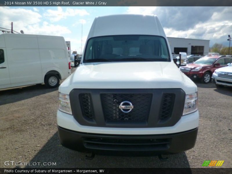 Glacier White / Gray 2014 Nissan NV 3500 HD S High Roof