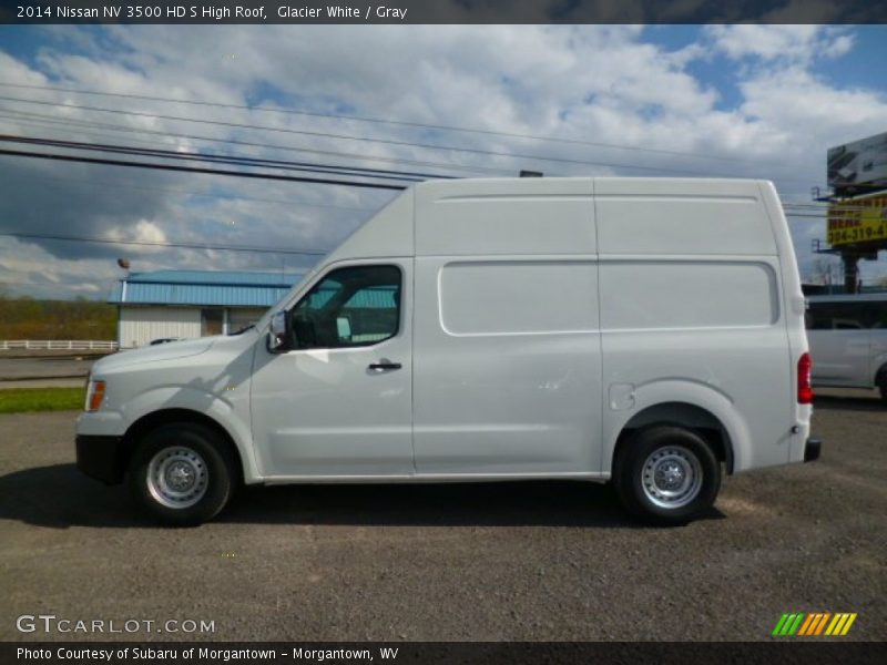 Glacier White / Gray 2014 Nissan NV 3500 HD S High Roof