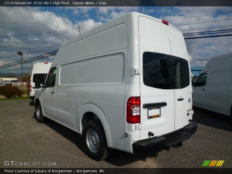 Glacier White / Gray 2014 Nissan NV 3500 HD S High Roof
