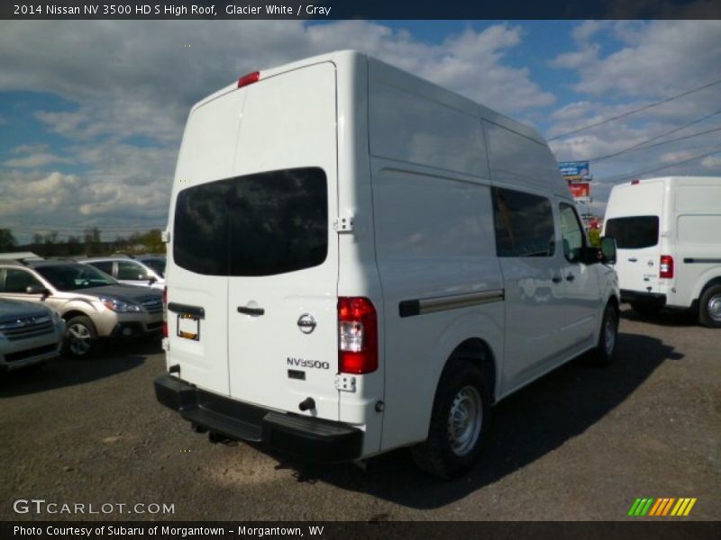 Glacier White / Gray 2014 Nissan NV 3500 HD S High Roof