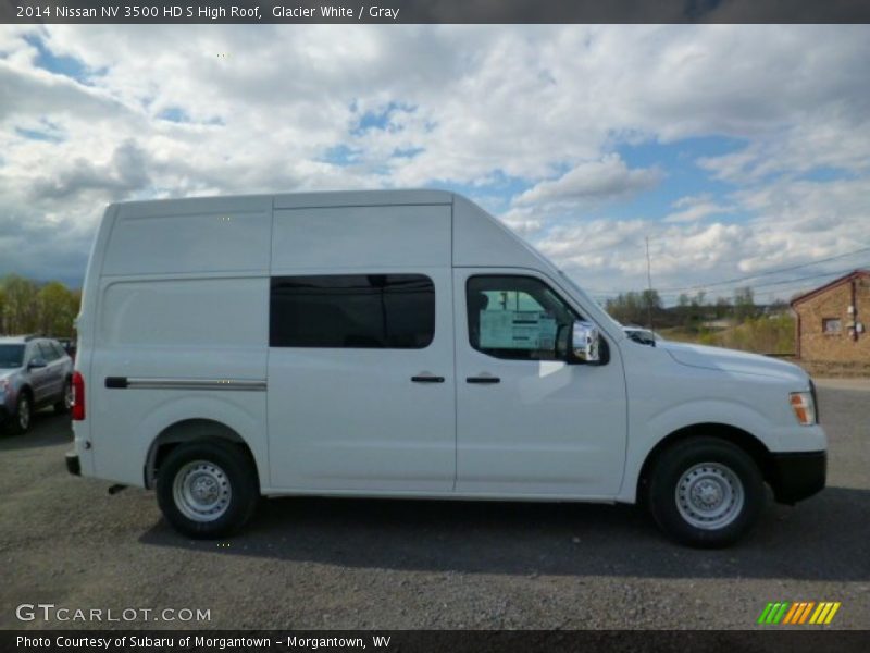 Glacier White / Gray 2014 Nissan NV 3500 HD S High Roof