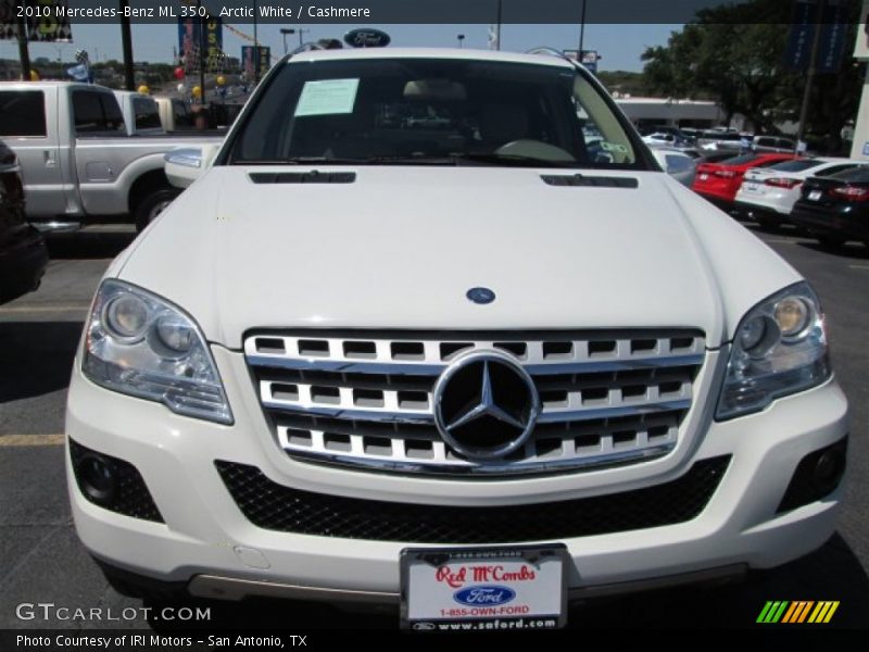 Arctic White / Cashmere 2010 Mercedes-Benz ML 350