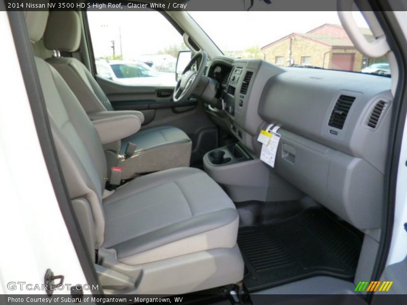 Glacier White / Gray 2014 Nissan NV 3500 HD S High Roof