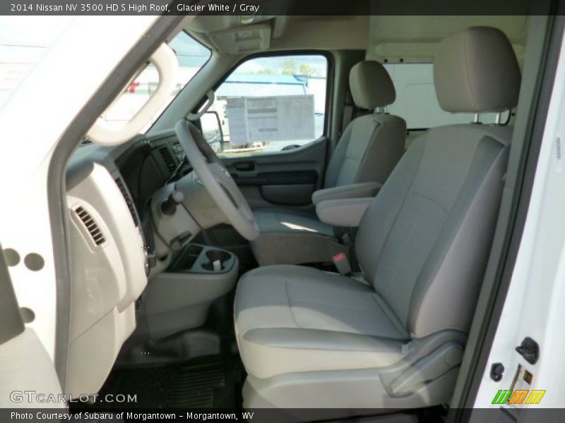Glacier White / Gray 2014 Nissan NV 3500 HD S High Roof