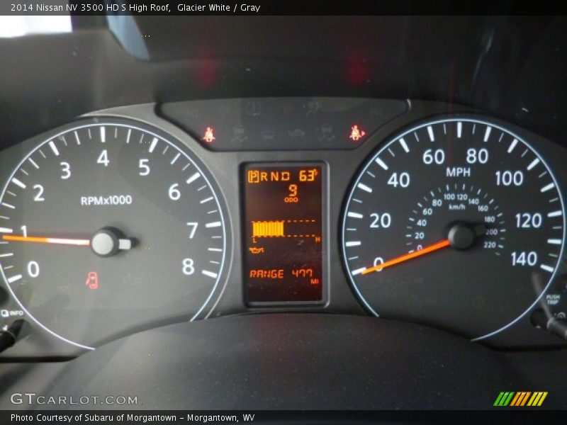 Glacier White / Gray 2014 Nissan NV 3500 HD S High Roof