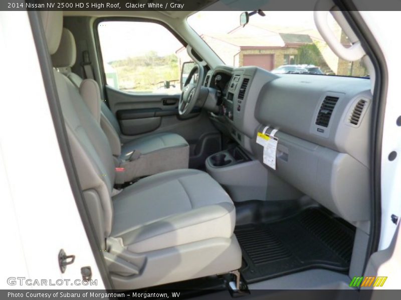 Glacier White / Gray 2014 Nissan NV 2500 HD S High Roof
