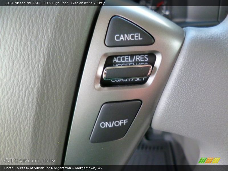 Glacier White / Gray 2014 Nissan NV 2500 HD S High Roof