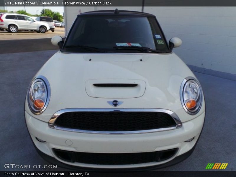 Pepper White / Carbon Black 2011 Mini Cooper S Convertible