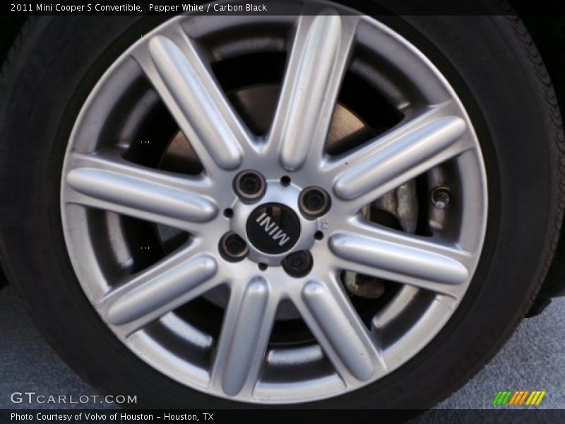 Pepper White / Carbon Black 2011 Mini Cooper S Convertible