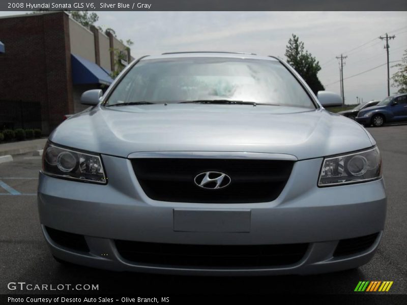 Silver Blue / Gray 2008 Hyundai Sonata GLS V6