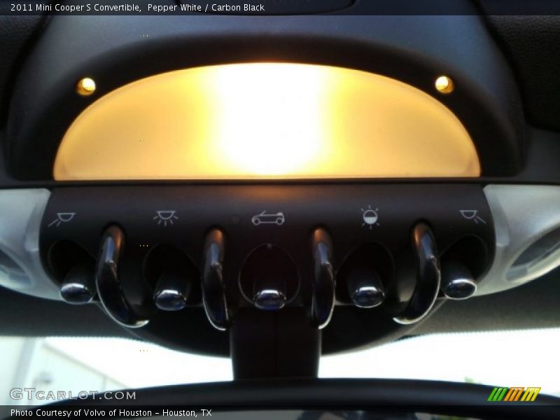 Pepper White / Carbon Black 2011 Mini Cooper S Convertible