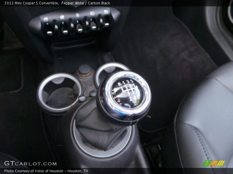 Pepper White / Carbon Black 2011 Mini Cooper S Convertible