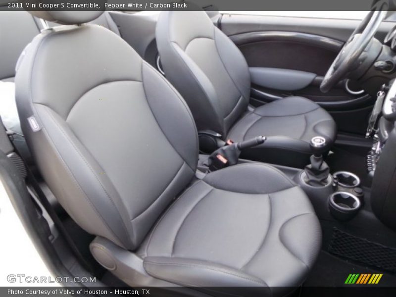 Pepper White / Carbon Black 2011 Mini Cooper S Convertible
