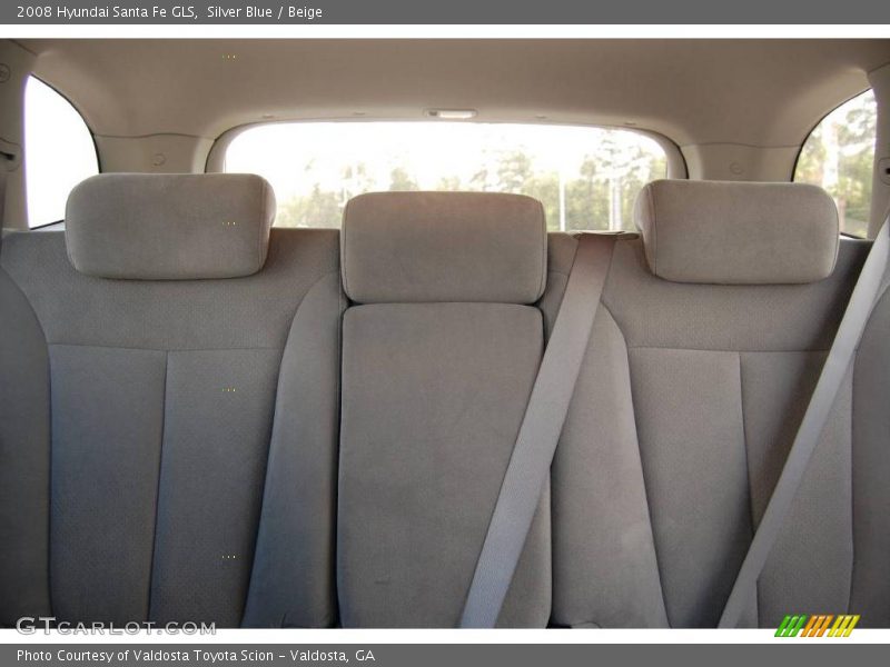 Silver Blue / Beige 2008 Hyundai Santa Fe GLS