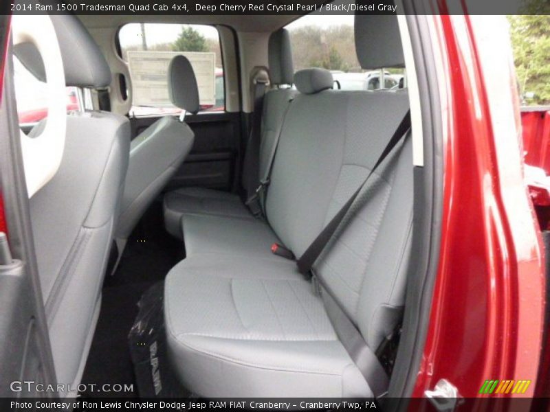 Deep Cherry Red Crystal Pearl / Black/Diesel Gray 2014 Ram 1500 Tradesman Quad Cab 4x4