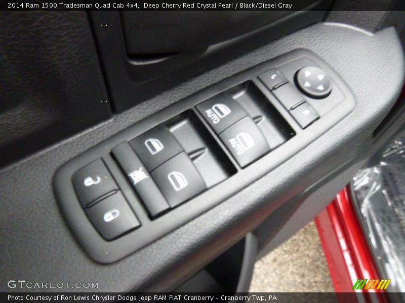 Deep Cherry Red Crystal Pearl / Black/Diesel Gray 2014 Ram 1500 Tradesman Quad Cab 4x4