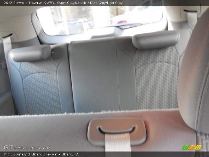 Cyber Gray Metallic / Dark Gray/Light Gray 2012 Chevrolet Traverse LS AWD