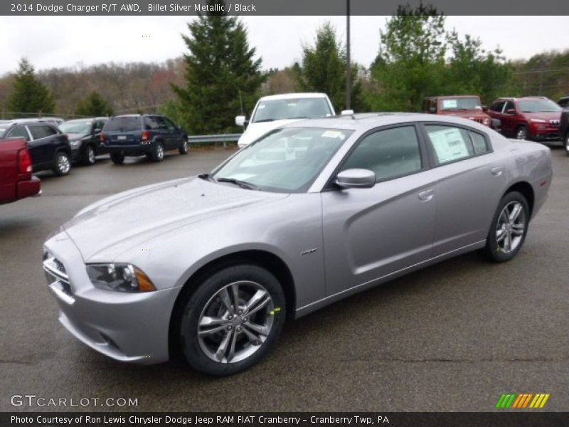 Billet Silver Metallic / Black 2014 Dodge Charger R/T AWD