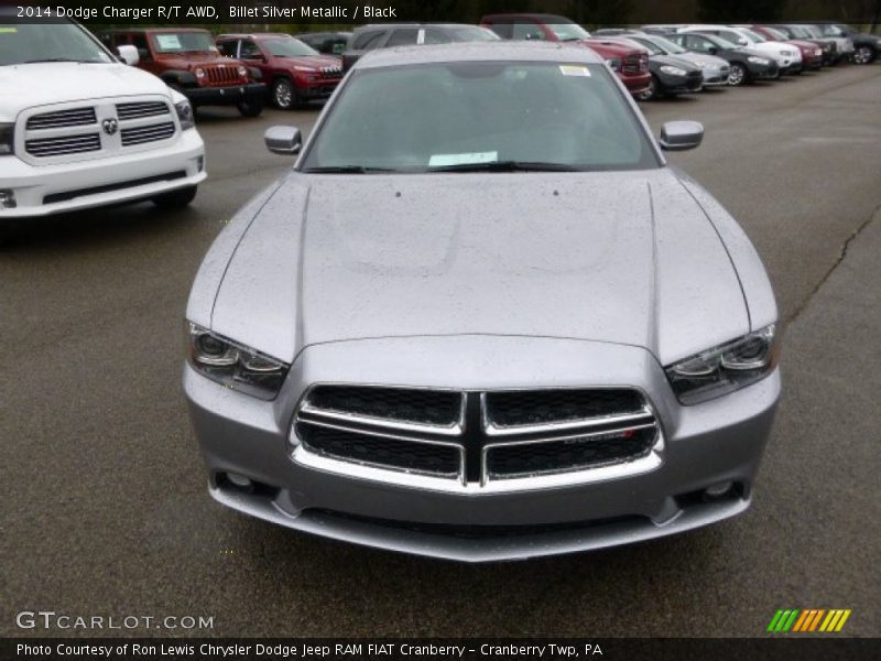 Billet Silver Metallic / Black 2014 Dodge Charger R/T AWD