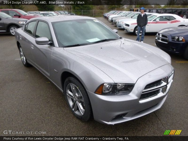 Billet Silver Metallic / Black 2014 Dodge Charger R/T AWD