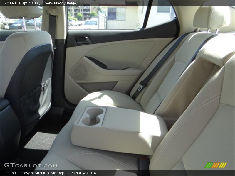 Ebony Black / Beige 2014 Kia Optima LX