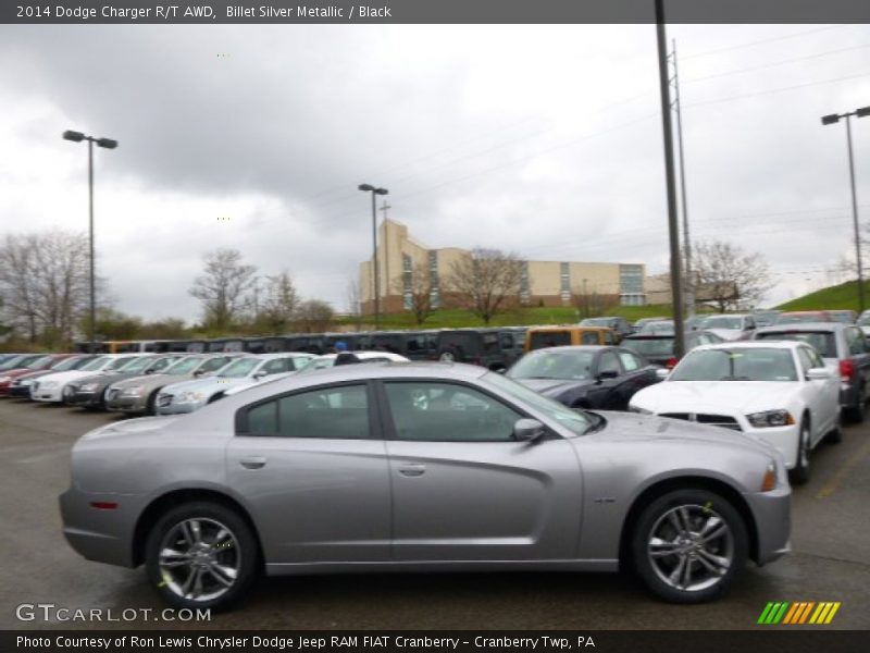 Billet Silver Metallic / Black 2014 Dodge Charger R/T AWD
