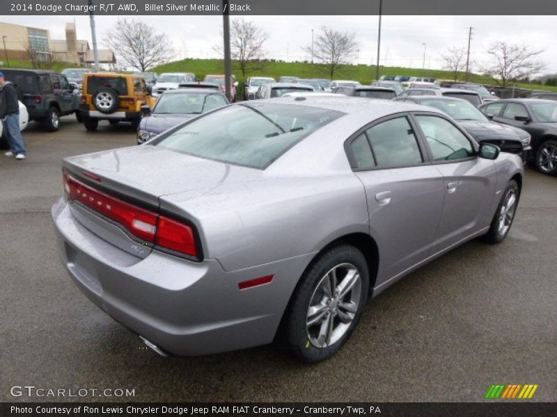 Billet Silver Metallic / Black 2014 Dodge Charger R/T AWD