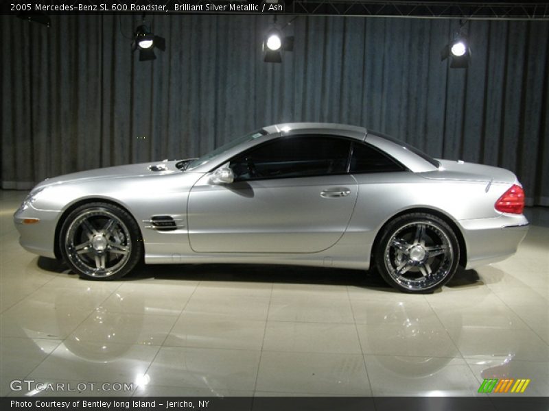 Brilliant Silver Metallic / Ash 2005 Mercedes-Benz SL 600 Roadster